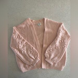 Jun & Ivy Blush Knit Cardigan
